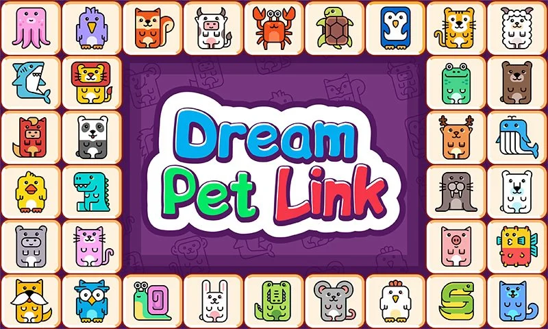 🕹️ Play Pet Link Game: Free Online Pets Mahjong Connect Video Game for  Kids & Adults