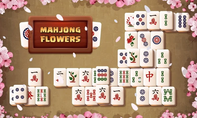 FLOWER MAHJONG CONNECT jogo online no